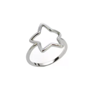 Anel Minimalista Estrela de 5 pontas