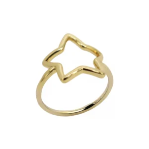 Anel Minimalista Estrela de 5 pontas