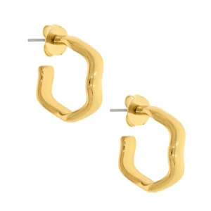 Brinco de Argola Ondulado