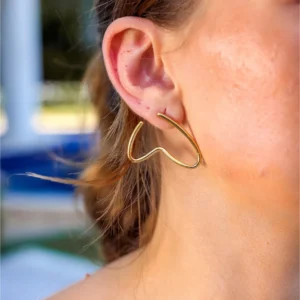 Brinco Coração Ingrid