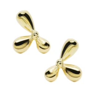 Brinco Minimalista Flora - Flor de Bexiga