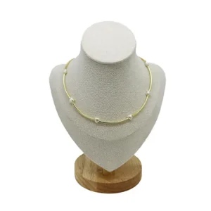 Chocker com pérolas de coração Amabile