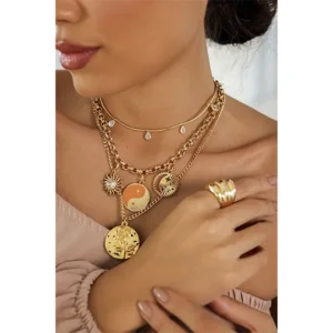 Chocker com pingos de zircônia Alice