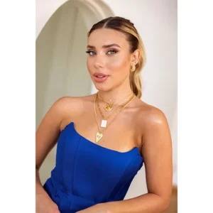 Colar Liv Olho com Coração