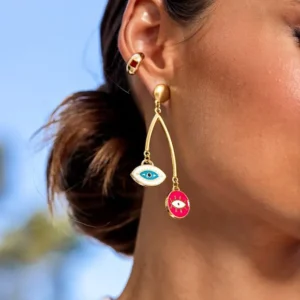 Maxi Piercing Fake com aplicação de zircônia Nanda