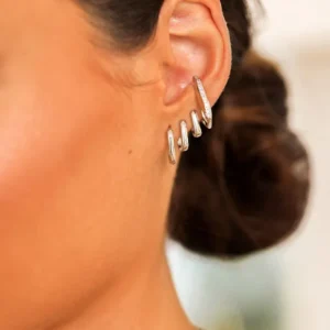 Maxi Piercing Fake Retangular Cravejado Jaque