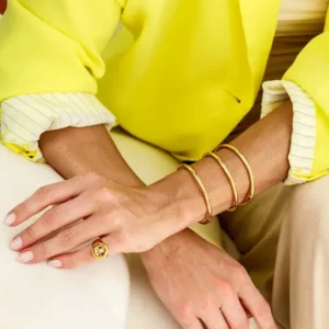 Bracelete Rígido Personalizável Redondo